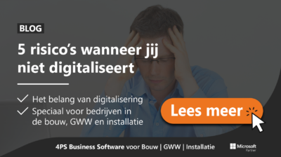 Wacht niet met digitalisering in de bouw