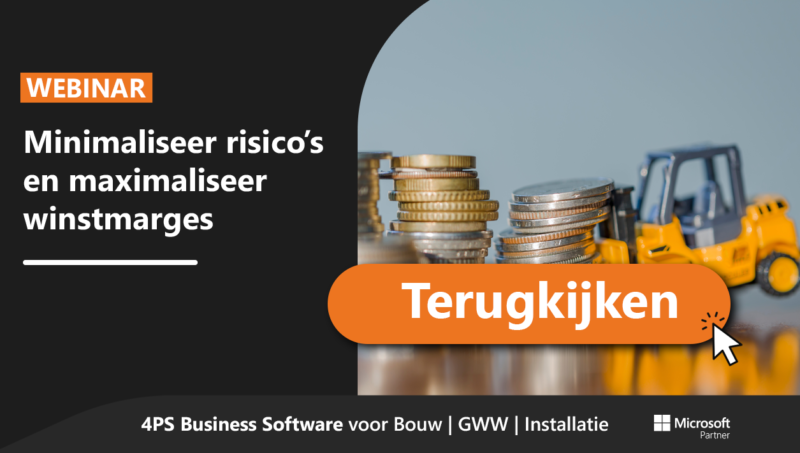 Webinar: Minimaliseer risico’s en maximaliseer marges