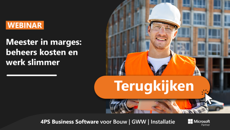 Webinar: Meester in marges - beheers kosten en werk slimmer
