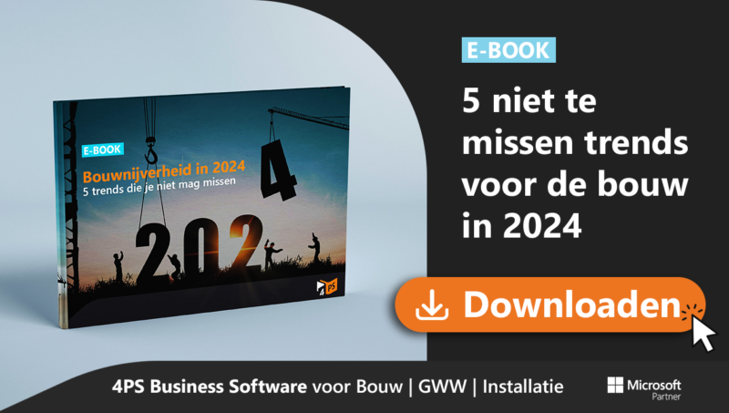 E-book: 5 niet te missen trends voor bouwnijverheid in 2024