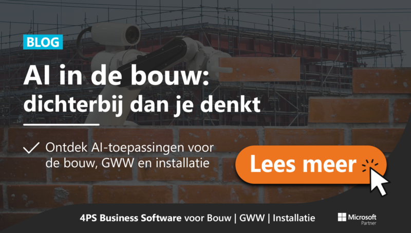 AI in de bouw: dichterbij dan je denkt