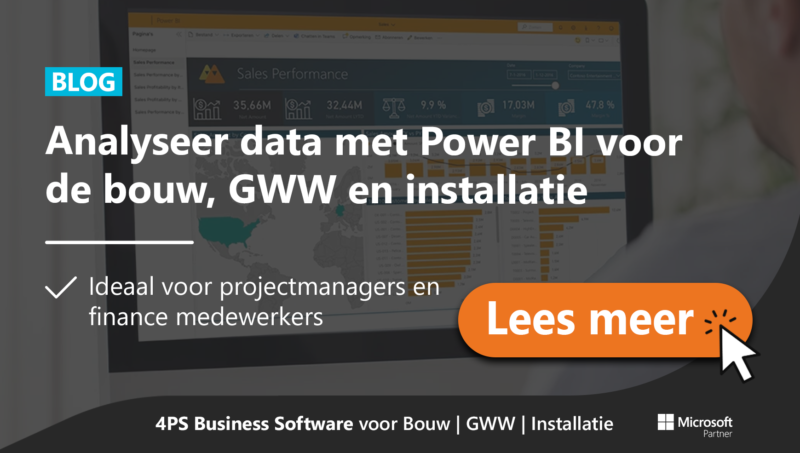 Dashboards en rapportages in Power BI voor de bouw