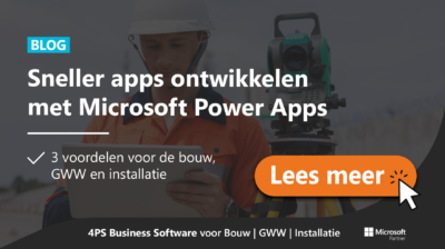 Apps ontwikkelen met Microsoft Power Apps