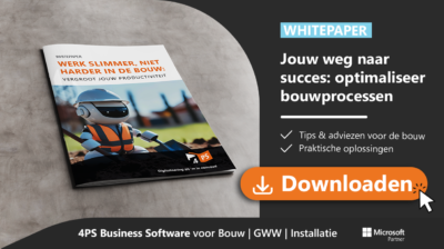 Whitepaper: Werk slimmer en vergroot jouw productiviteit bouw