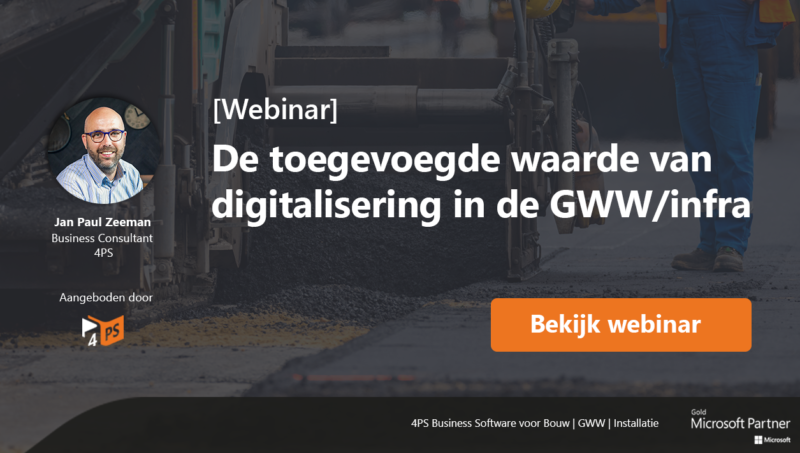Digitalisering in de GWW/infra