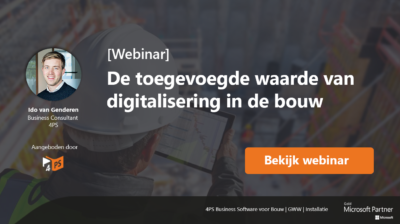 Digitalisering in de bouw