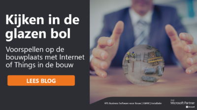 De glazen bol van de bouwnijverheid