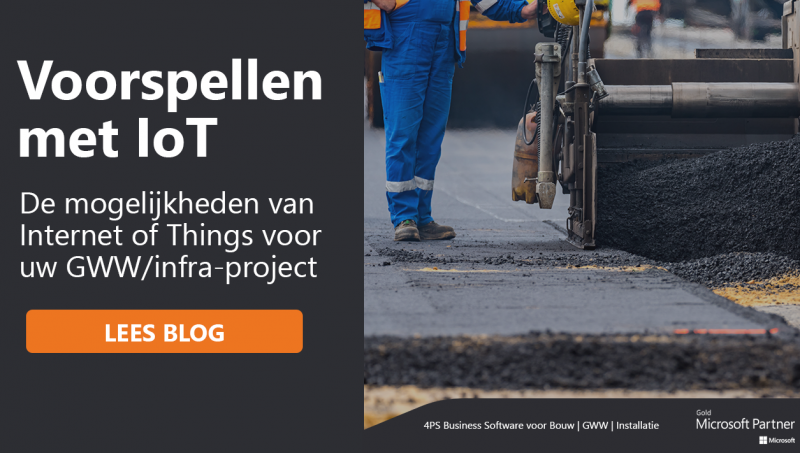 Voorspellend zijn met IoT in GWW