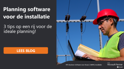 Planning software voor uw installatiebedrijf