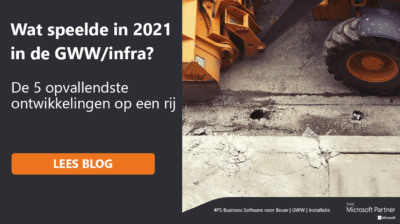 Wat speelde in 2021 in de GWW/infra?