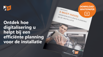 Efficiënt plannen in de installatie