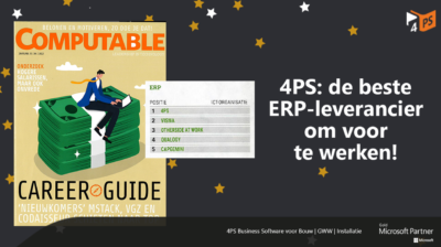 4PS beste ERP-werkgever volgens Computable